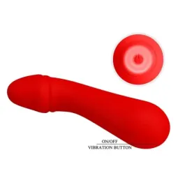 PRETTYLOVE Cetus G-punkta vibrators, sarkans