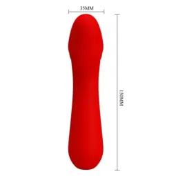 PRETTYLOVE Cetus G-punkta vibrators, sarkans