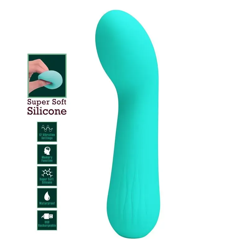 PRETTYLOVE Faun G-punkta vibrators, zaļš