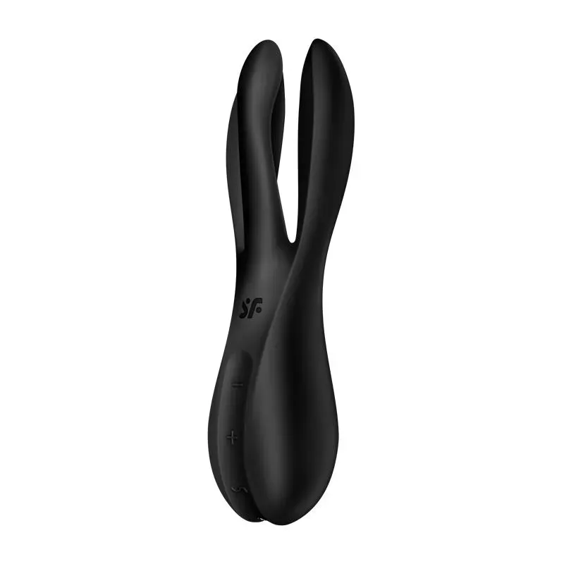 Satisfyer Threesome 2 klitora vibrators, melns