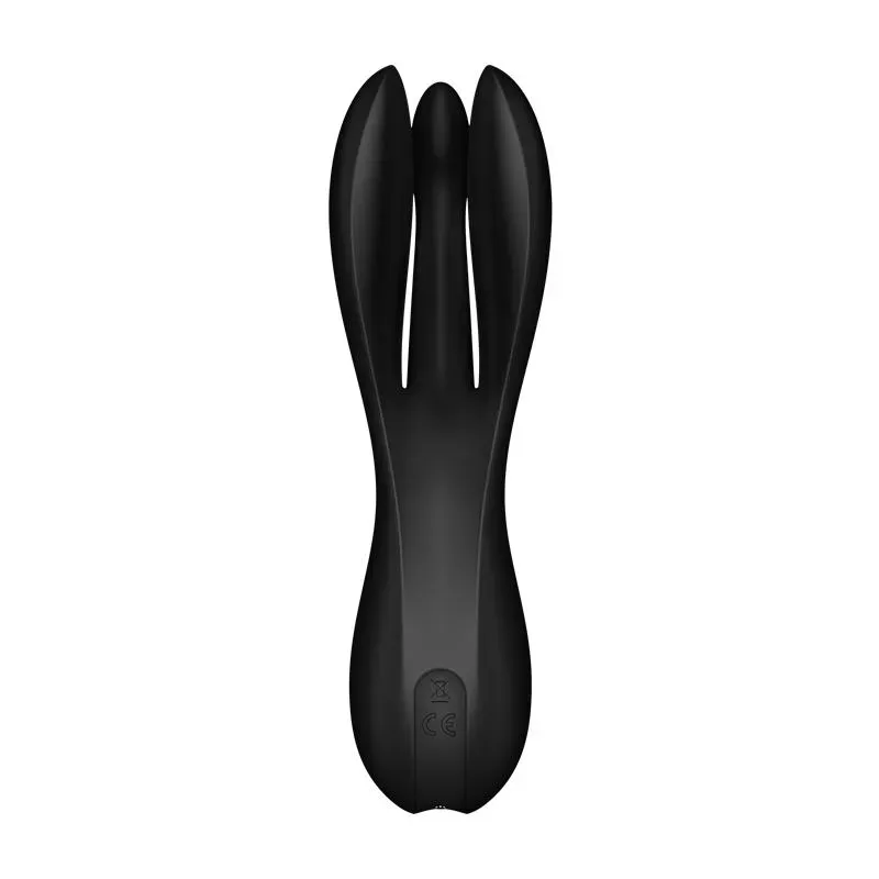 Satisfyer Threesome 2 klitora vibrators, melns