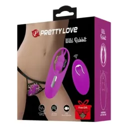 PRETTYLOVE Wild Rabbit klitora stimulators ar pulti
