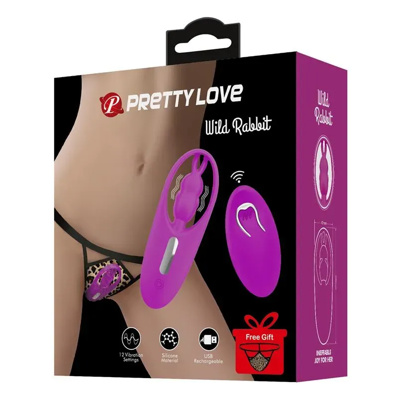PRETTYLOVE Wild Rabbit вибратор с пультом