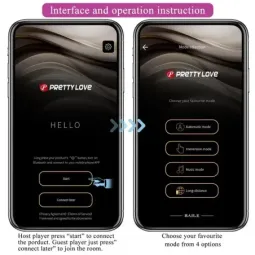 PRETTYLOVE Jayleen vibrators ar lietotnes vadību