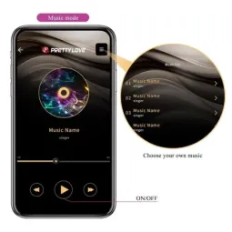 PRETTYLOVE Jayleen vibrators ar lietotnes vadību