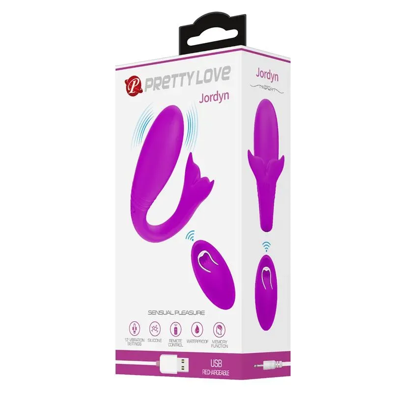 PRETTYLOVE Jordyn vibrators ar tālvadību