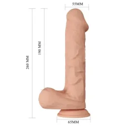 BAILE Bergrisi 10.2 reālistisks dildo ar piesūcekni