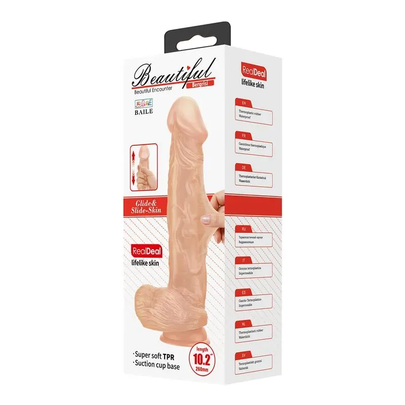 BAILE Bergrisi 10.2 reālistisks dildo ar piesūcekni