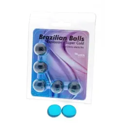 Brazilian Balls Cold Effect masāžas lodītes, 5 gab.