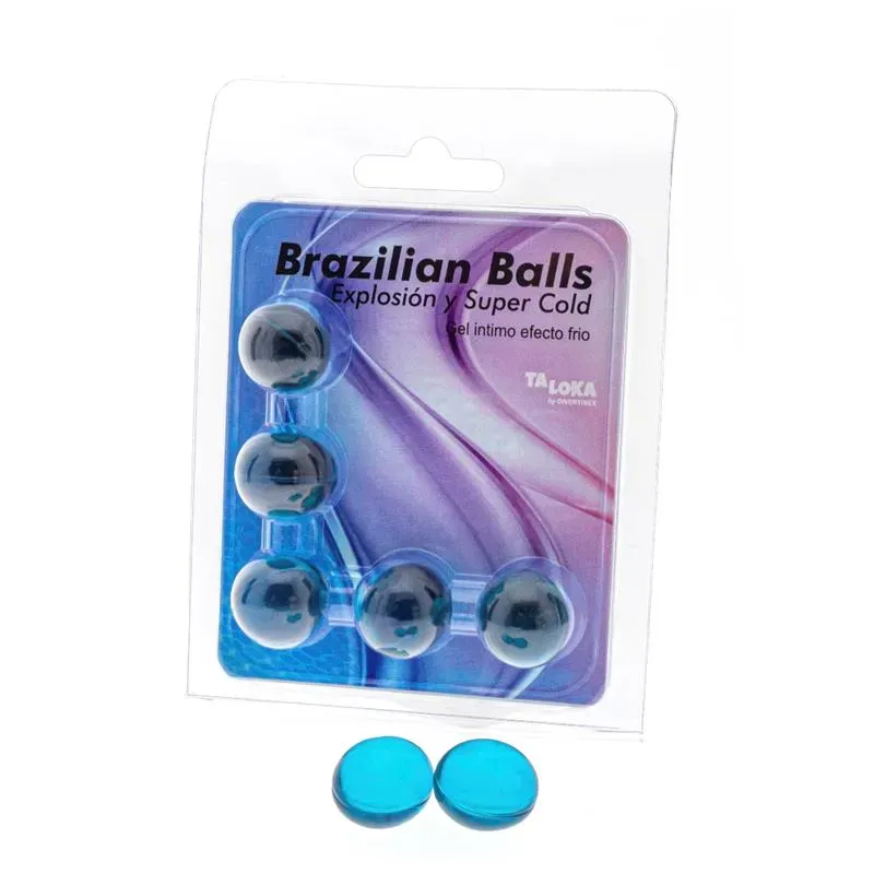 Brazilian Balls Cold Effect masāžas lodītes, 5 gab.