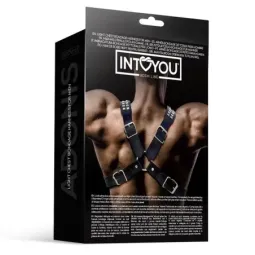 INTOYOU Adonis krūšu žņaugs vīriešiem, vegānā āda