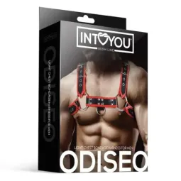 INTOYOU Odiseo krūšu harness vīriešiem, vegānā āda