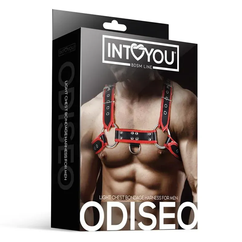 INTOYOU Odiseo krūšu harness vīriešiem, vegānā āda