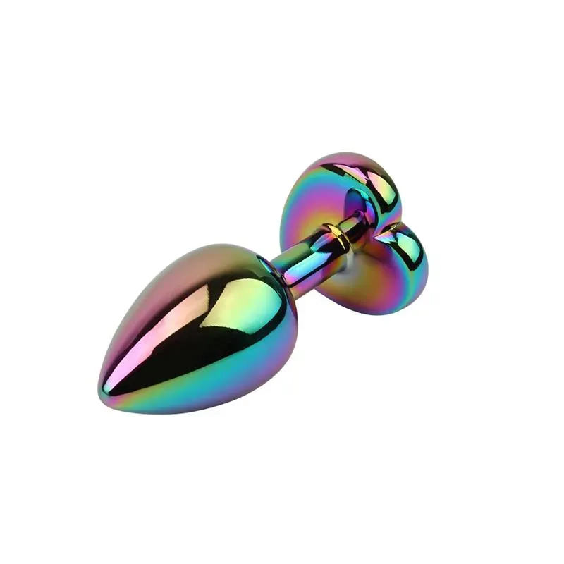 CHISA Rainbow Effect металлическая анальная пробка
