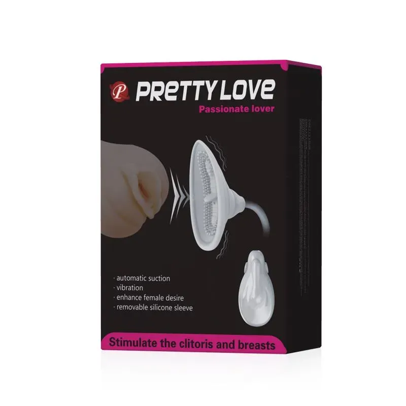 Pretty Love Clitoral Pump — помпа с вибрацией