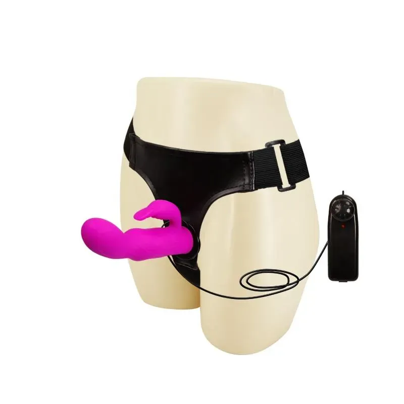 Baile Strap-on Dildo Purple 15 cm strap-on komplekts