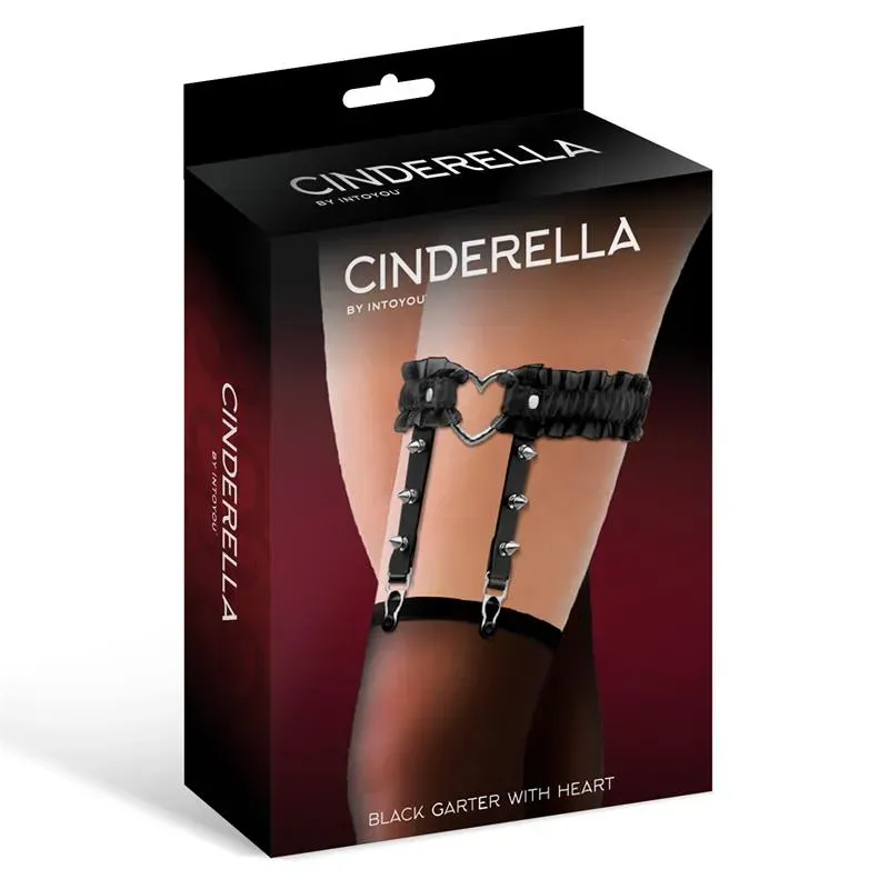 CINDERELLA CR-919 пояс для чулок, веганская кожа