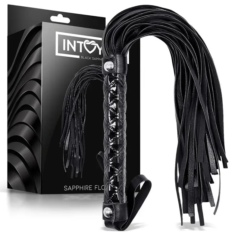 BLACK SAPPHIRE Flogger Sapphire — плеть из веган-кожи