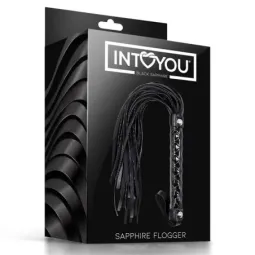 BLACK SAPPHIRE Flogger Sapphire — плеть из веган-кожи