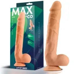 MAX & CO Ben reālistisks dildo ar sēkliniekiem
