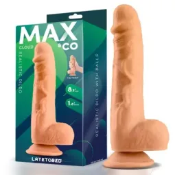 MAX & CO Cloud reālistisks dildo 8,3" ar sēkliniekiem