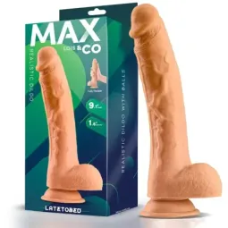 MAX & CO Lois reālistisks dildo 23 cm ar piesūcekni