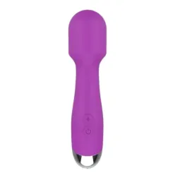 A-GUSTO Massager USB Purple vibrējošais masieris