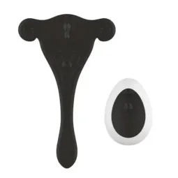 A-GUSTO biksīšu vibrators ar tālvadības pulti
