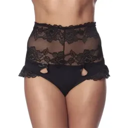 AMORABLE High Waist Panty Black трусики