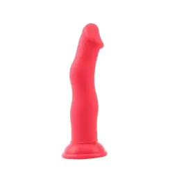 CHISA Jolly D Red silikona dildo, 22 cm