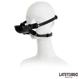 LATETOBED BDSM mutes aizbāznis ar piltuvi