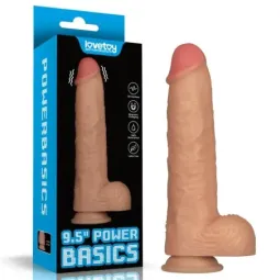 LOVETOY Power Basics 9.5 dildo ar vibrāciju