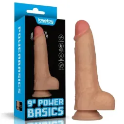 LOVETOY Power Basics vibrējošais dildo