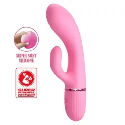 PRETTYLOVE Marski trušu vibrators, rozā