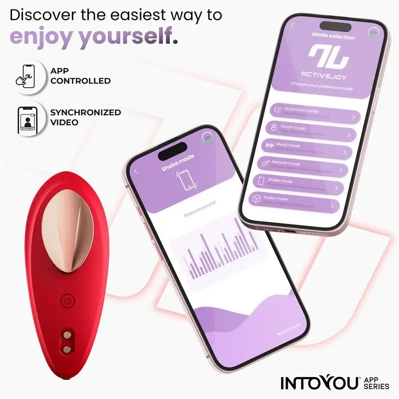 INTOYOU APP SERIES biksīšu vibrators ar aplikāciju