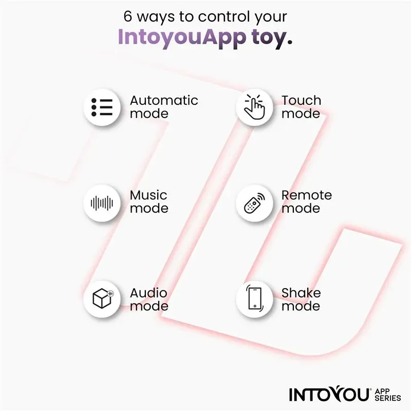 INTOYOU APP SERIES biksīšu vibrators ar aplikāciju