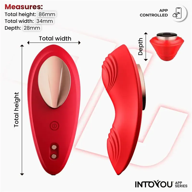 INTOYOU APP SERIES biksīšu vibrators ar aplikāciju