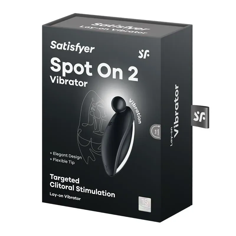 Satisfyer Spot On 2 klitora vibrators, melns