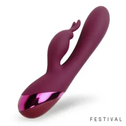 FESTIVAL Brole Vibe USB Red trušu vibrators