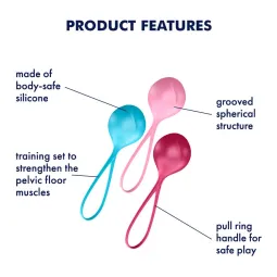 Satisfyer Strengthening Balls – vaginālās bumbiņas | Noks.lv