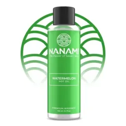 NANAMI Hot Oil sildošā masāžas eļļa, arbūzs