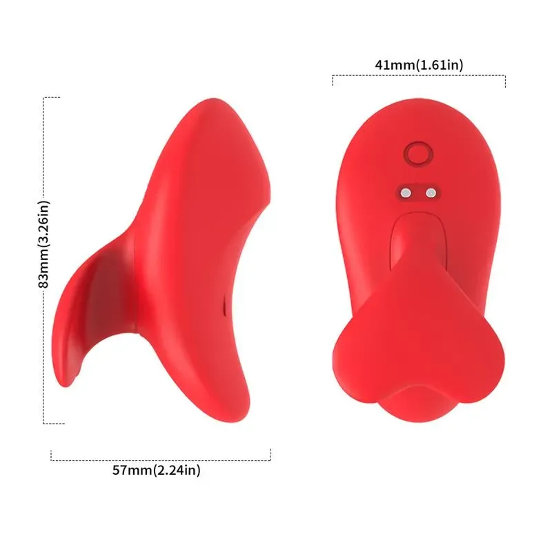 URBAN SKY pirksta vibrators ar 9 režīmiem