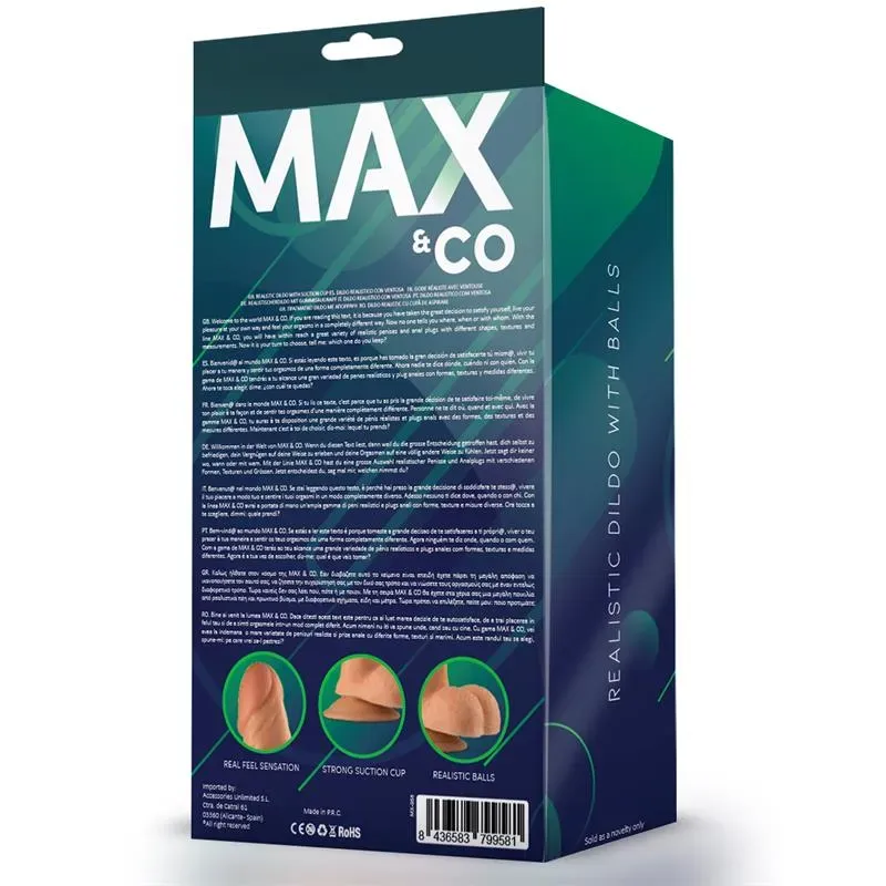 MAX & CO Saul reālistisks dildo 21 cm
