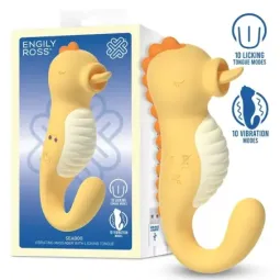 ENGILY ROSS Seaboo vibrators ar mēli