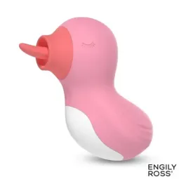 ENGILY ROSS Quacky klitora stimulators ar mēli