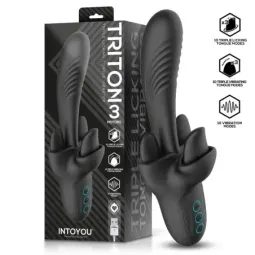 INTOYOU Triton вибратор с язычками, 3 мотора