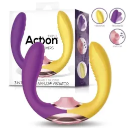 ACTION Two Lovers 3 in 1 vibrators ar gaisa viļņiem