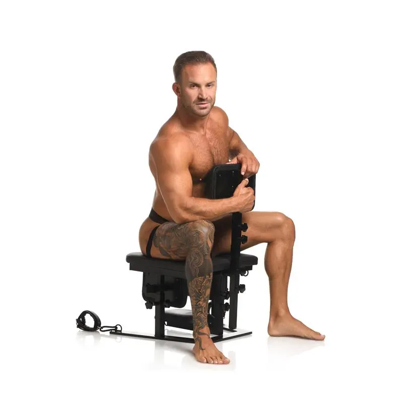 MASTER SERIES Pleasure Throne orālā seksa krēsls