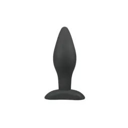 EASYTOYS Large Black анальная пробка из силикона
