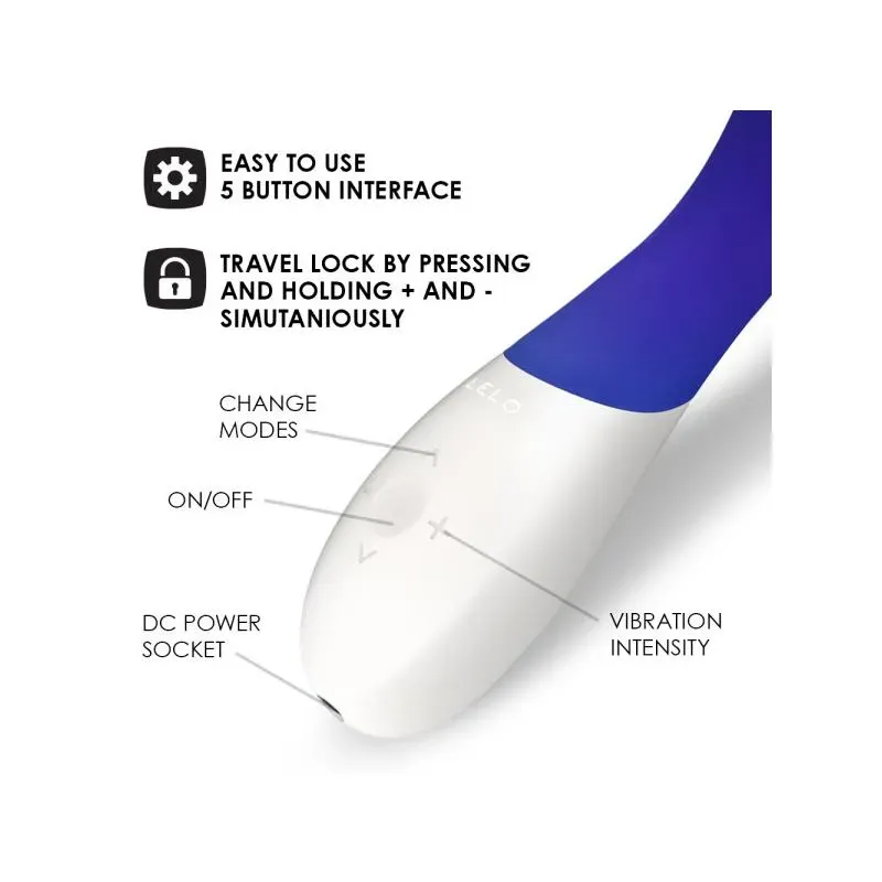 LELO MONA Wave G-punkta vibrators, Midnight Blue